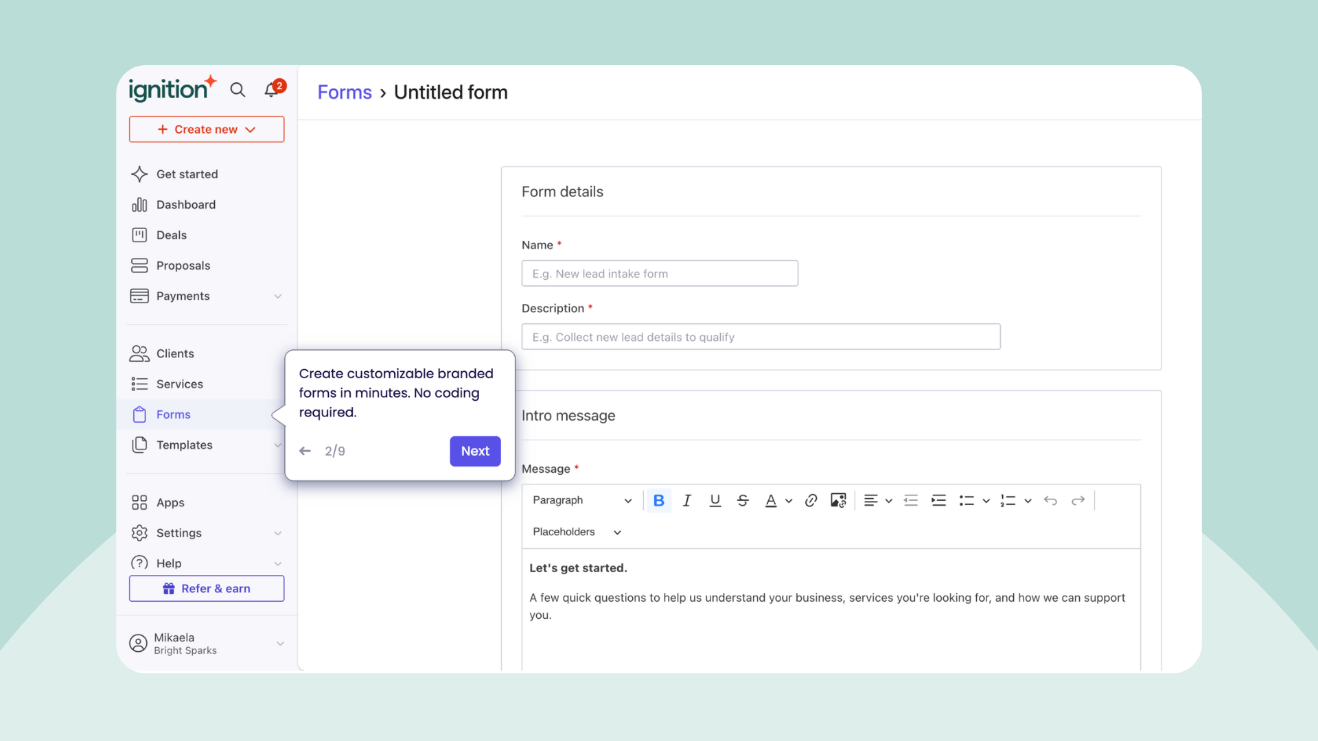 Proposals, Agreements, Billing & Payment Automation | Ignition